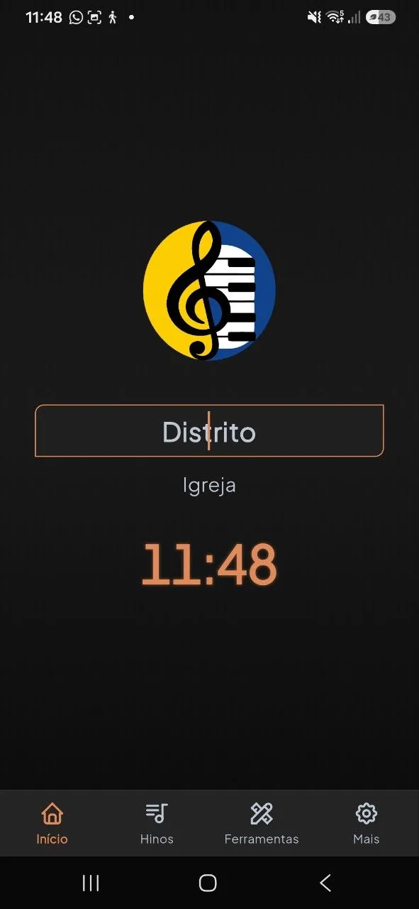 App mobile PIANO LouvorJA